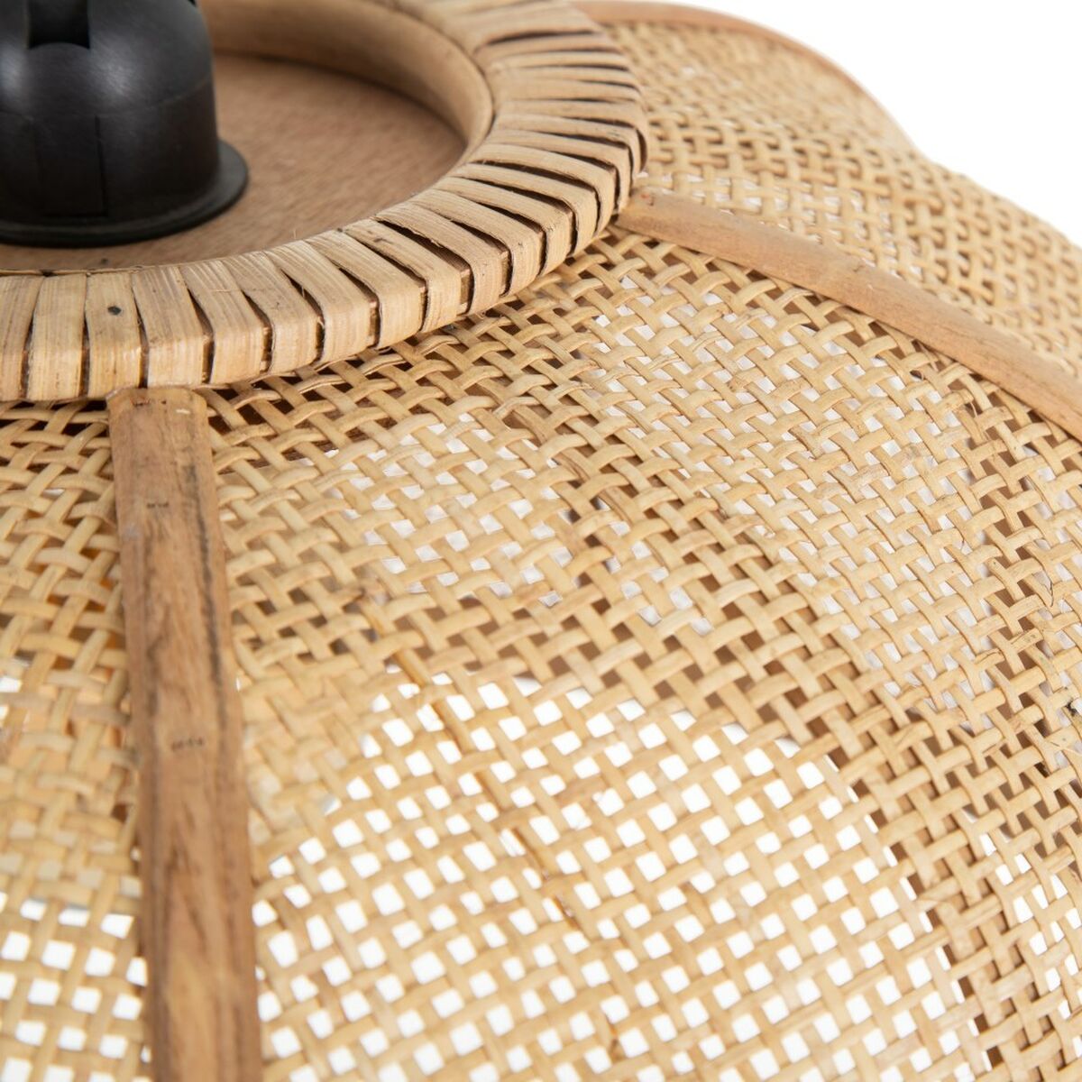 Taklampa 44 x 44 x 22 cm Naturell - 9