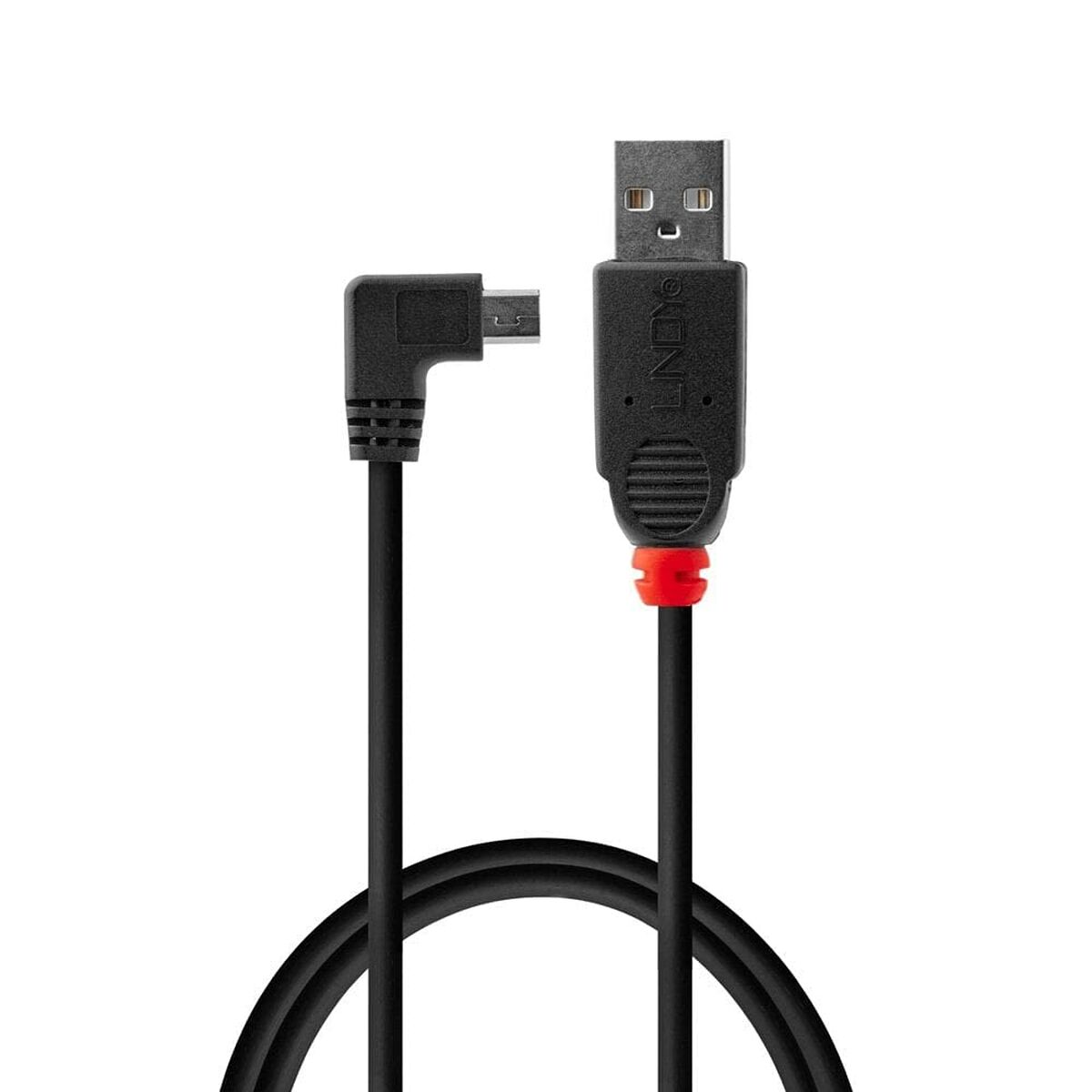 USB 2.0 A till Mini USB B Kabel LINDY 31970 50 cm Svart - 2