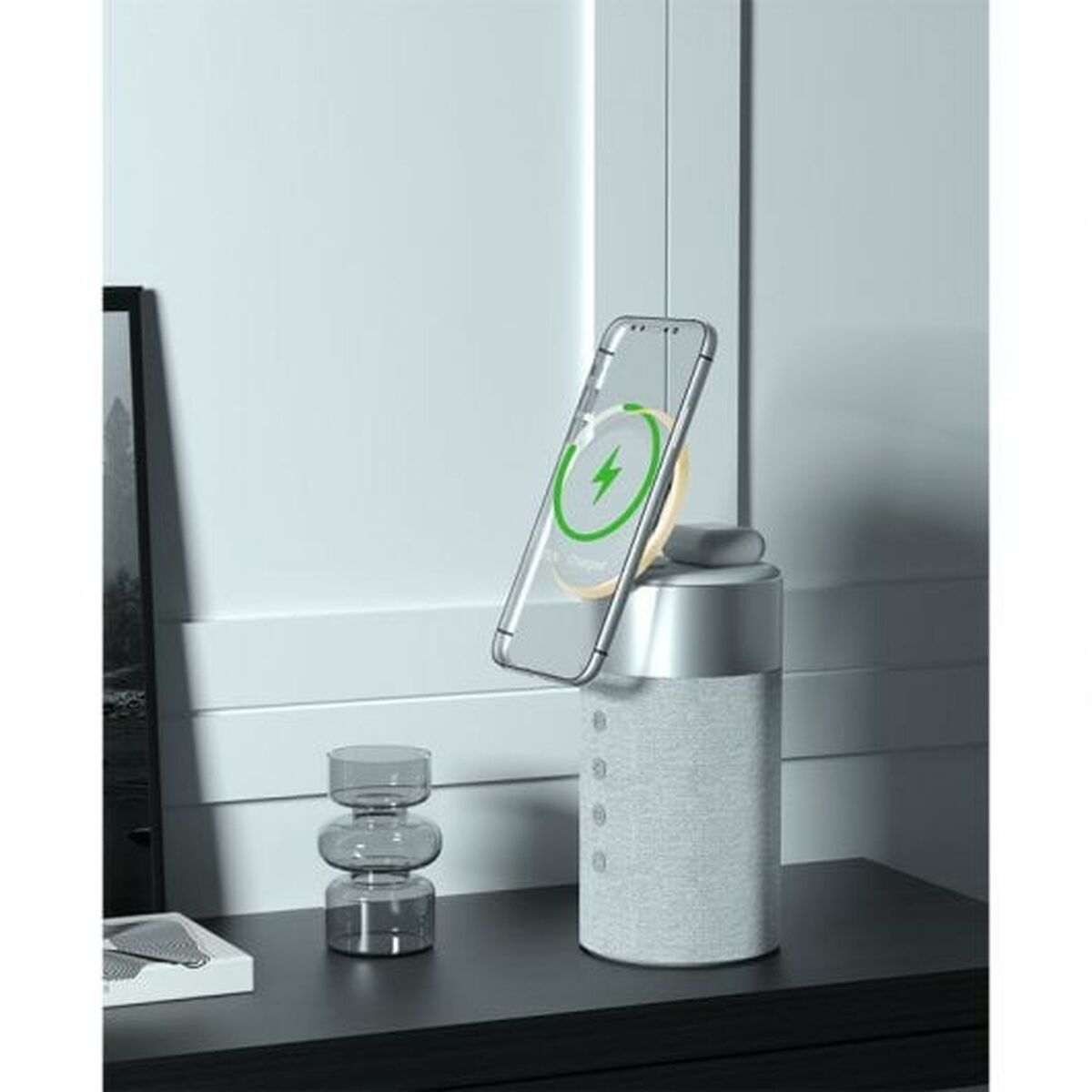 Bärbar Bluetooth Högtalare Force Play BigBen 20 W Grå - 2