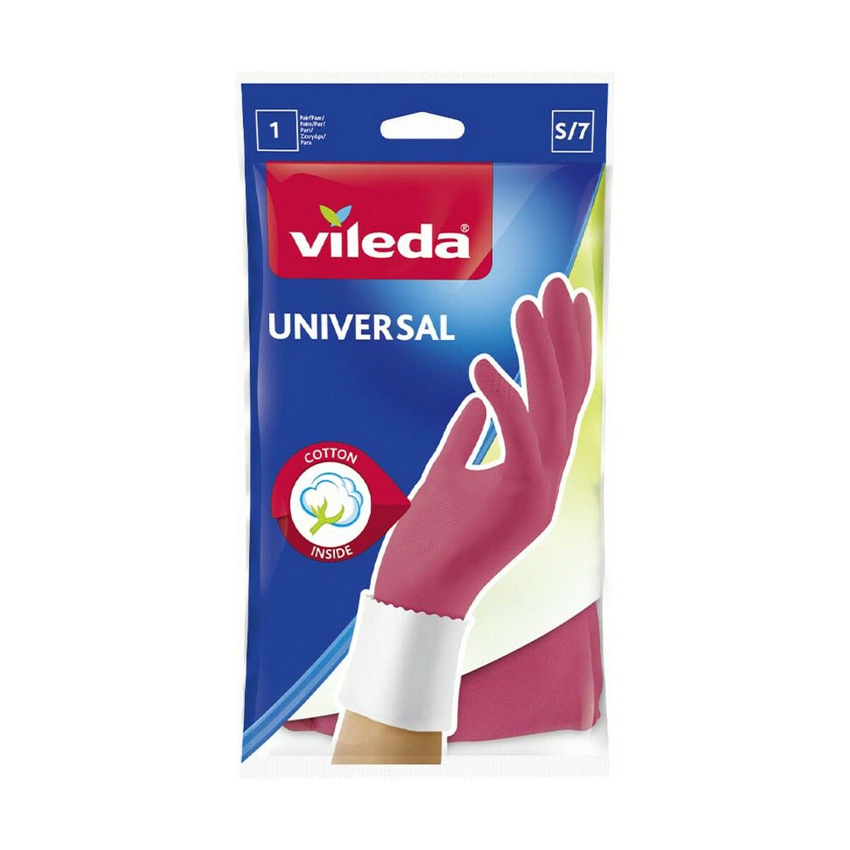 Engångshandskar Vileda 166564 Rosa S