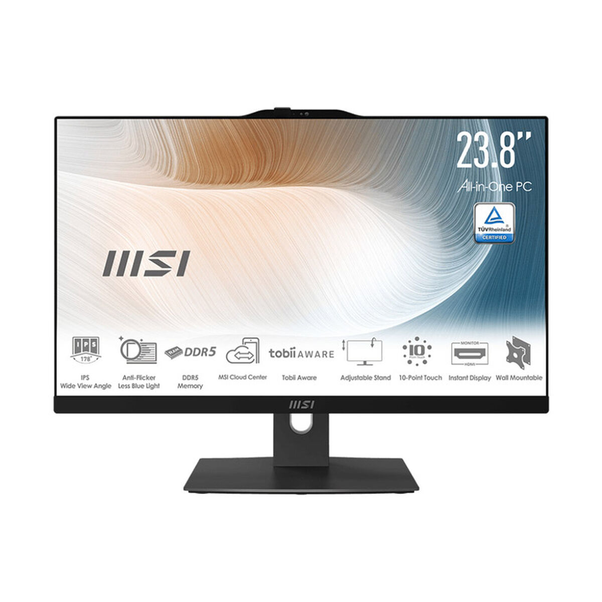 All in One MSI AM242TP-1286XES 24'' Intel Core i5 16 GB RAM 512 GB Qwerty Spanska - 2