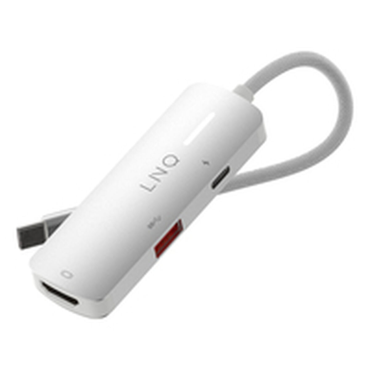 USB-HUB Linq Byelements LQ49031 Vit Grå - 3