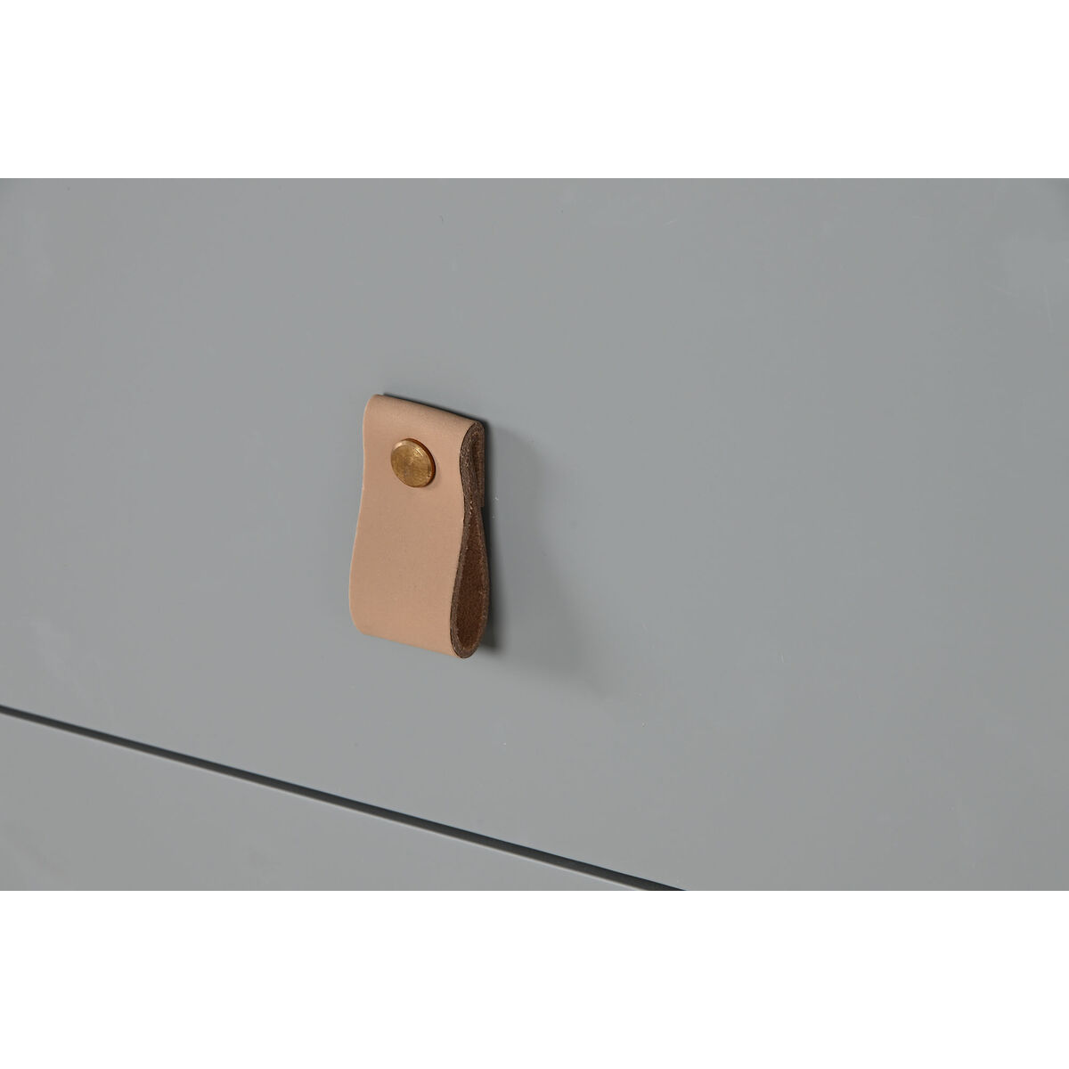 Kommod Home ESPRIT Blå Grå Naturell polypropen Trä MDF 120 x 40 x 75 cm - 4