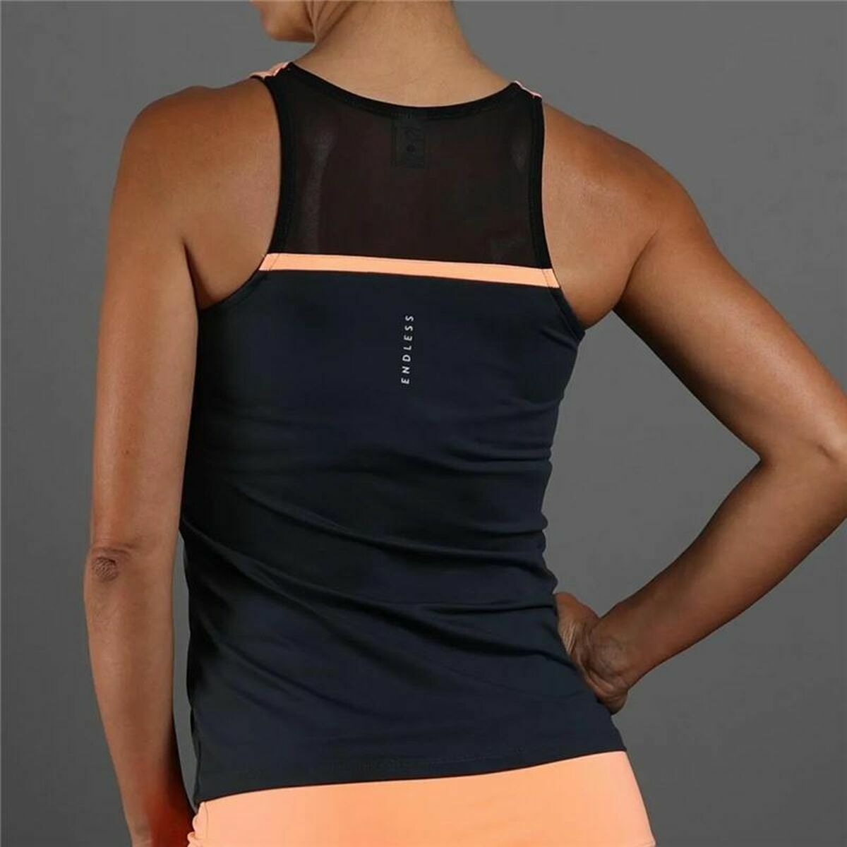 Sporttröja med ärmar Endless  Lace  Lax - 4