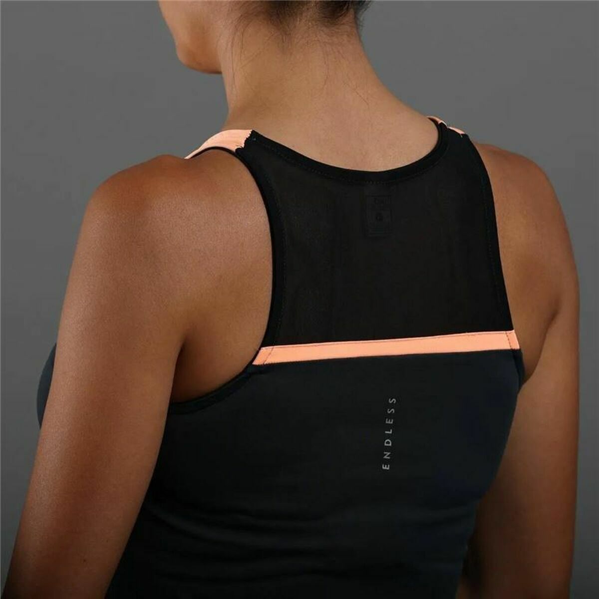Sporttröja med ärmar Endless  Lace  Lax - 5