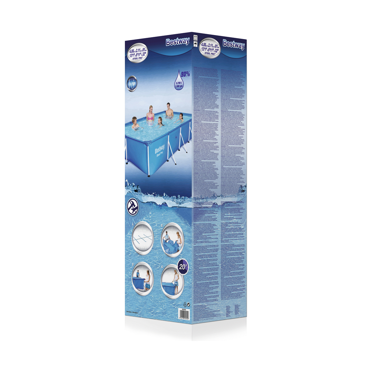 Bollhav Bestway 56405cb (400 x 211 x 81 cm) - 12