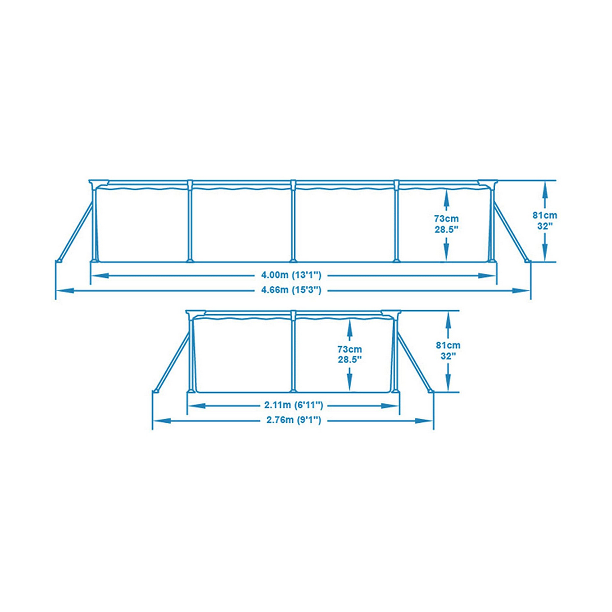 Bollhav Bestway 56405cb (400 x 211 x 81 cm) - 11