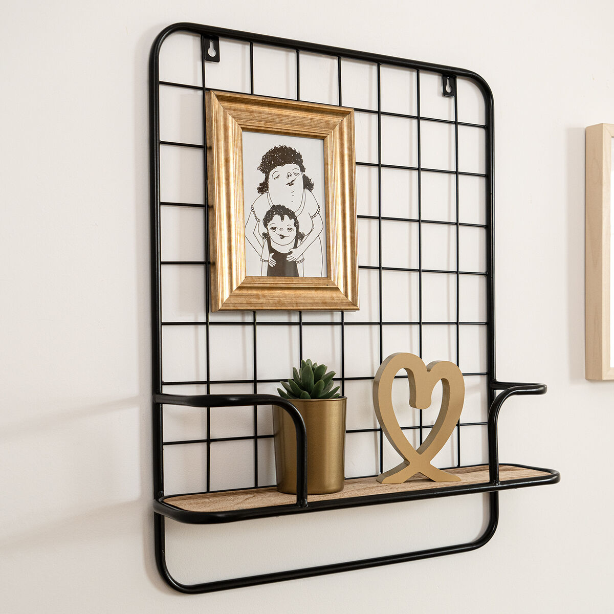 Bokhylla Vinthera Moa Stål Svart Metall 42,5 x 12 x 56 cm (8 antal) - 3
