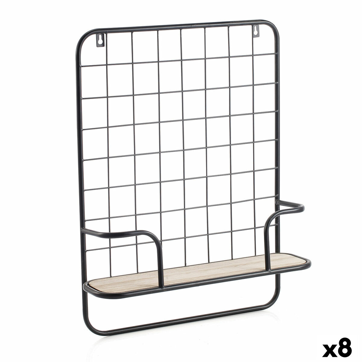 Bokhylla Vinthera Moa Stål Svart Metall 42,5 x 12 x 56 cm (8 antal)