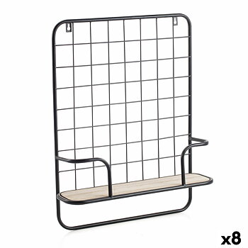 Bokhylla Vinthera Moa Stål Svart Metall 42,5 x 12 x 56 cm (8 antal)