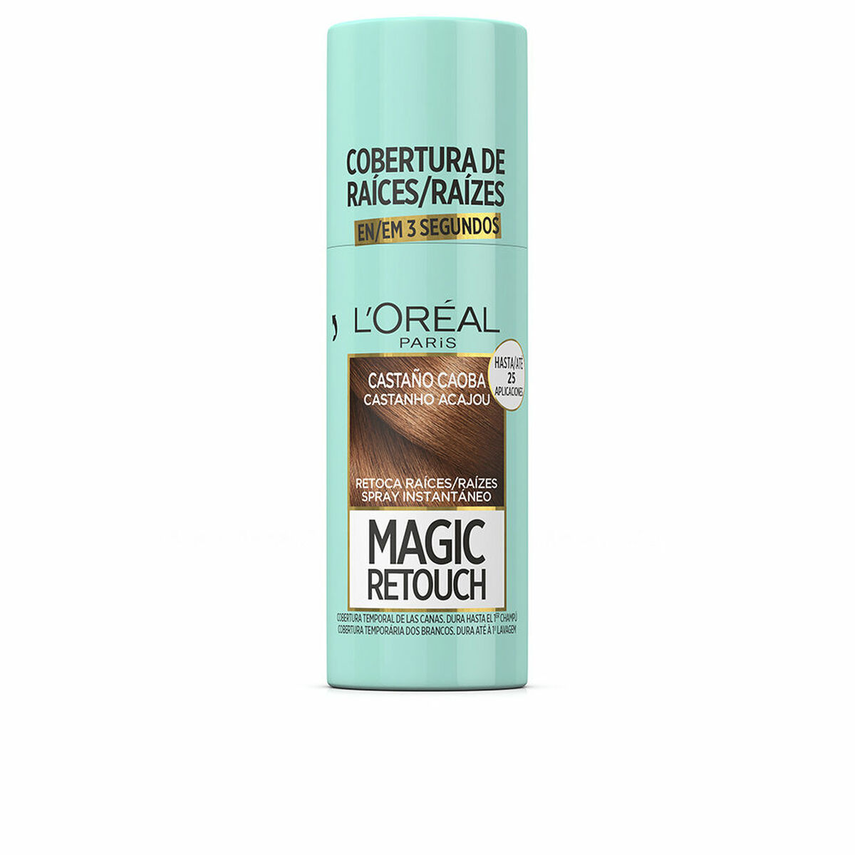 Tillfällig spray för utväxt L'Oréal Paris Magic Retouch Mahognybrun Nº 6-Castano Caoba Spray 75 ml