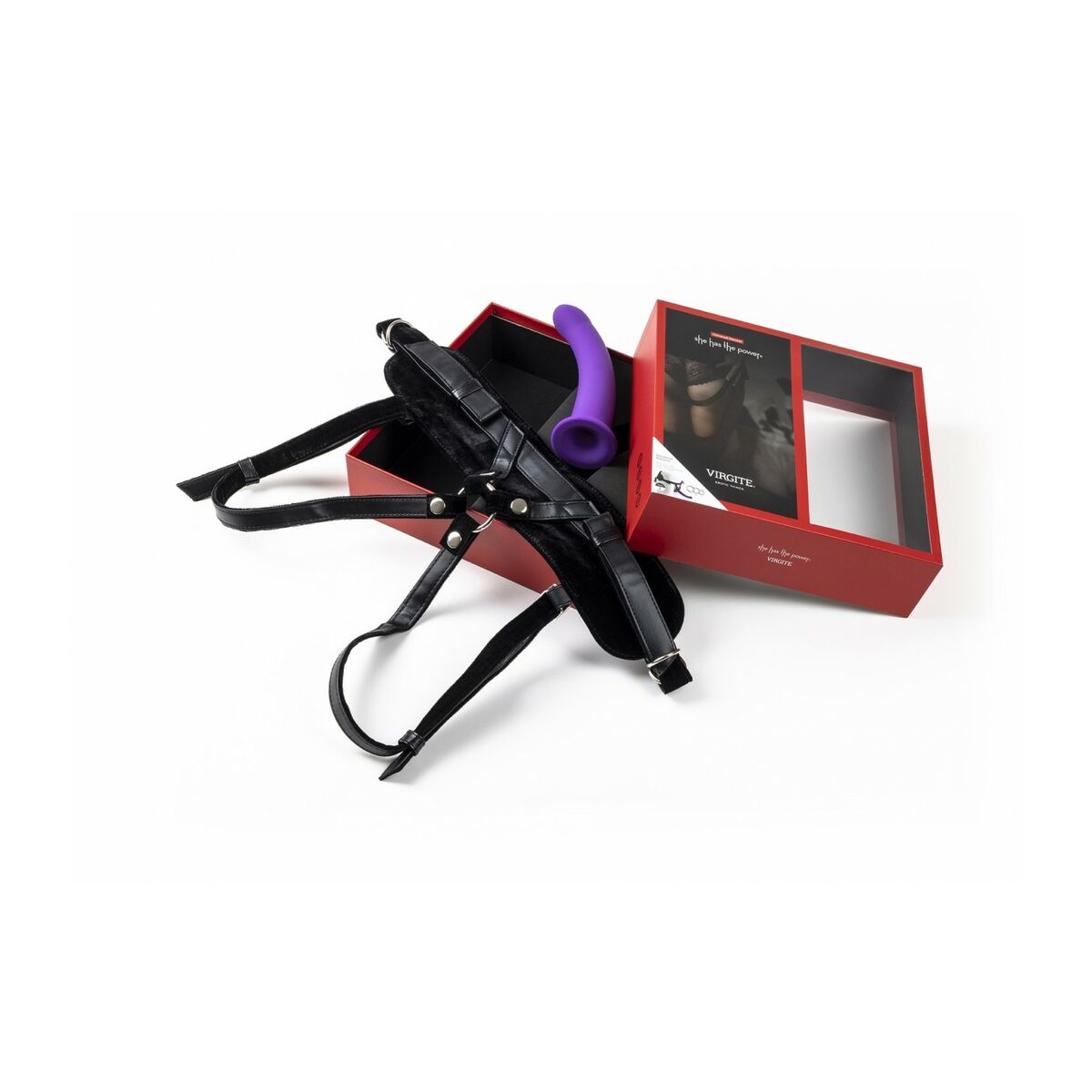 Strap-on dildo Virgite Purpur L - 7