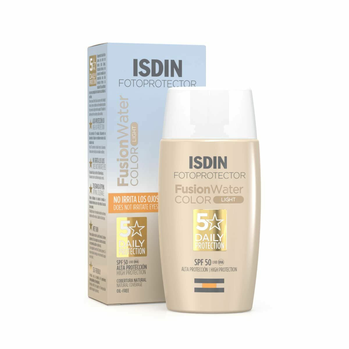 Solskydd med färg Isdin Fusion Colour Light