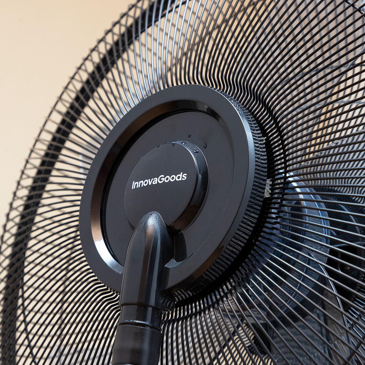 Golvfläkt med fjärrkontroll InnovaGoods Mistinn Svart 90 W 2,8 L - 9