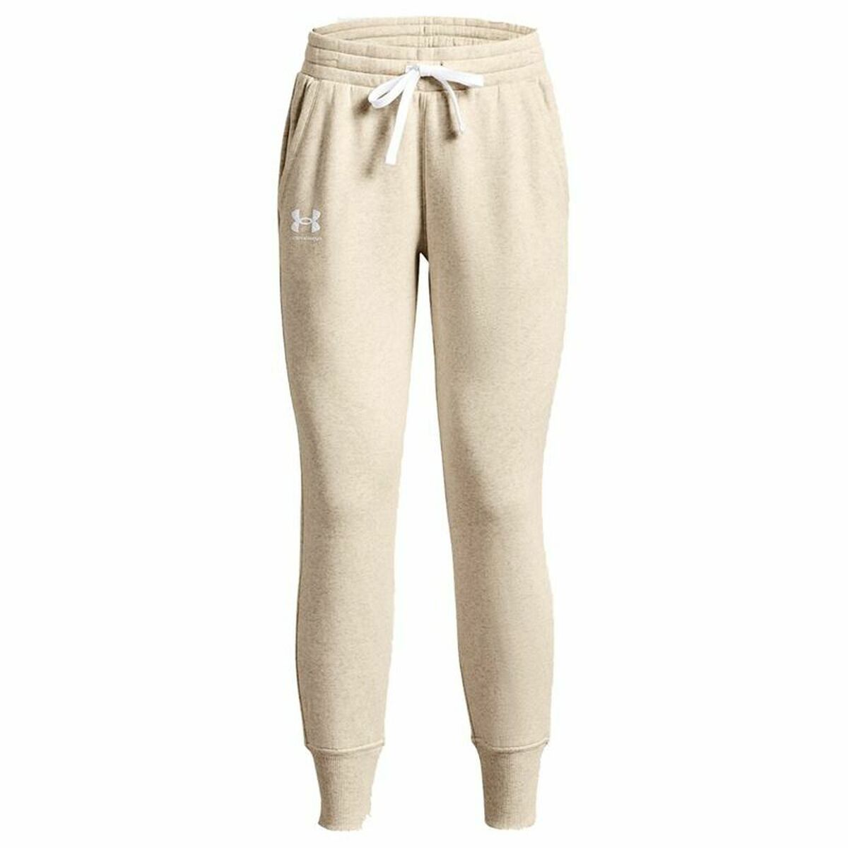 Långa träningsbyxor Under Armour Rival Fleece Kvinna - 5