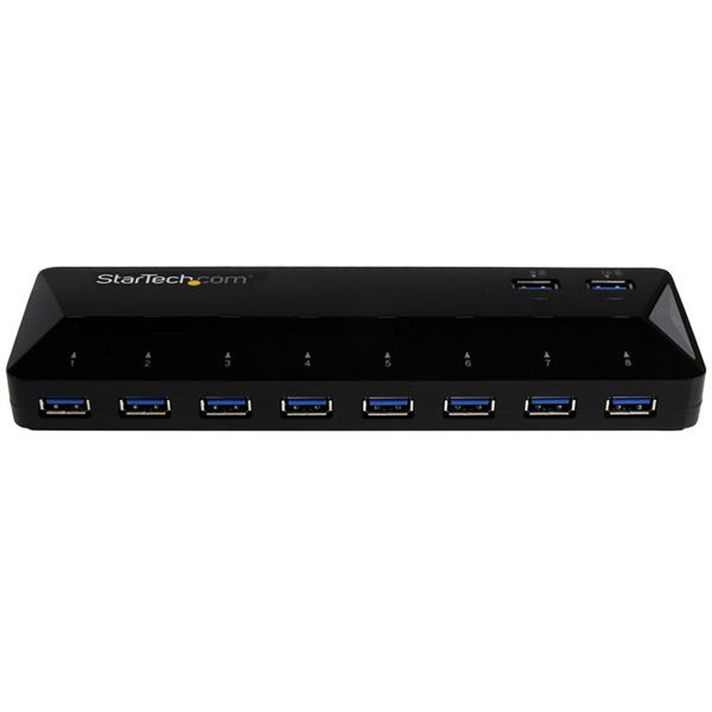 USB-HUB Startech ST103008U2C USB 3.0 x 10 Svart - 3
