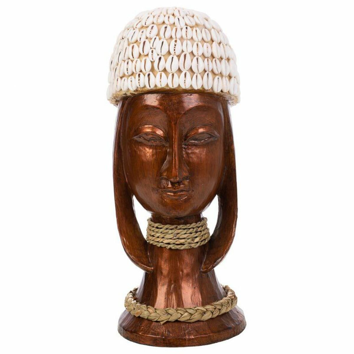 Prydnadsfigur Alexandra House Living Vit Kaffe/ Café 40 x 17 x 16 cm - 4