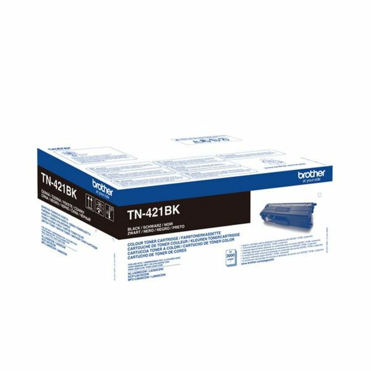 Original Toner Brother TN421BK Svart (1 antal) - 4