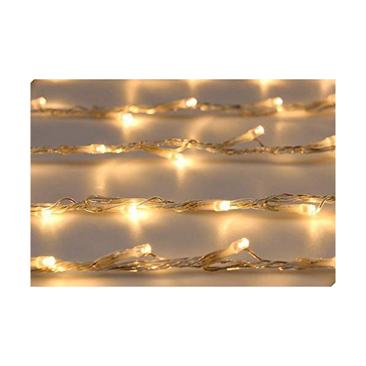 Gardinbelysning med LED H&S 2,7 W Varmt ljus Varmvit 5 m 2 x 1 m 1 x 2 m Gul - 2