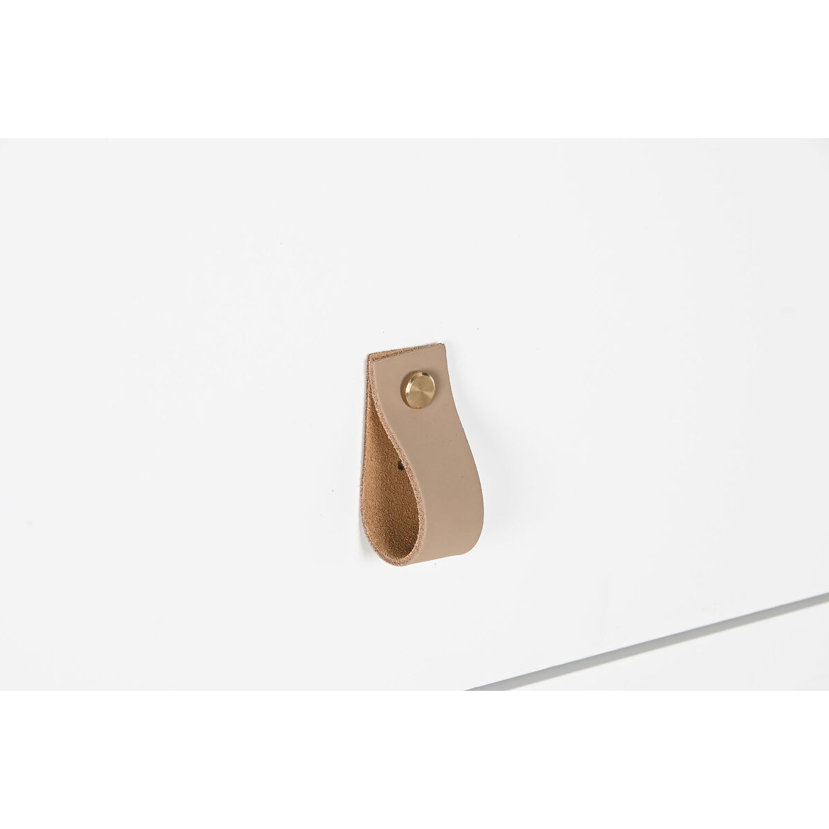 Byrå Home ESPRIT Vit Naturell polypropen Trä MDF 80 x 40 x 117 cm - 6