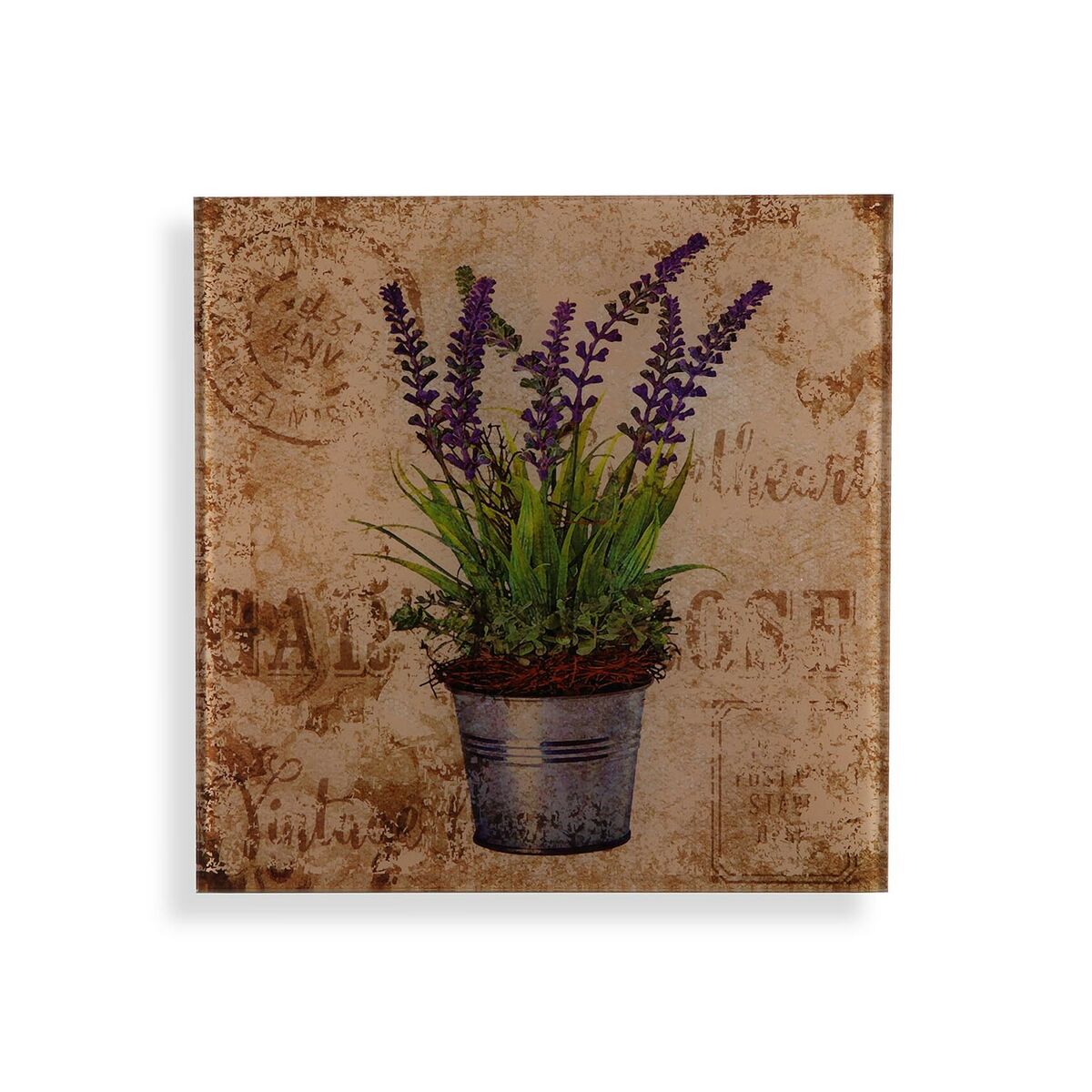 Tavla Versa Lavendel Glas 1 x 30 x 30 cm - 3