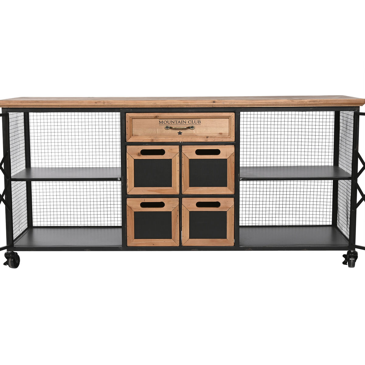 Byrå Home ESPRIT Metall Gran Loft 122 x 37 x 58,5 cm - 3