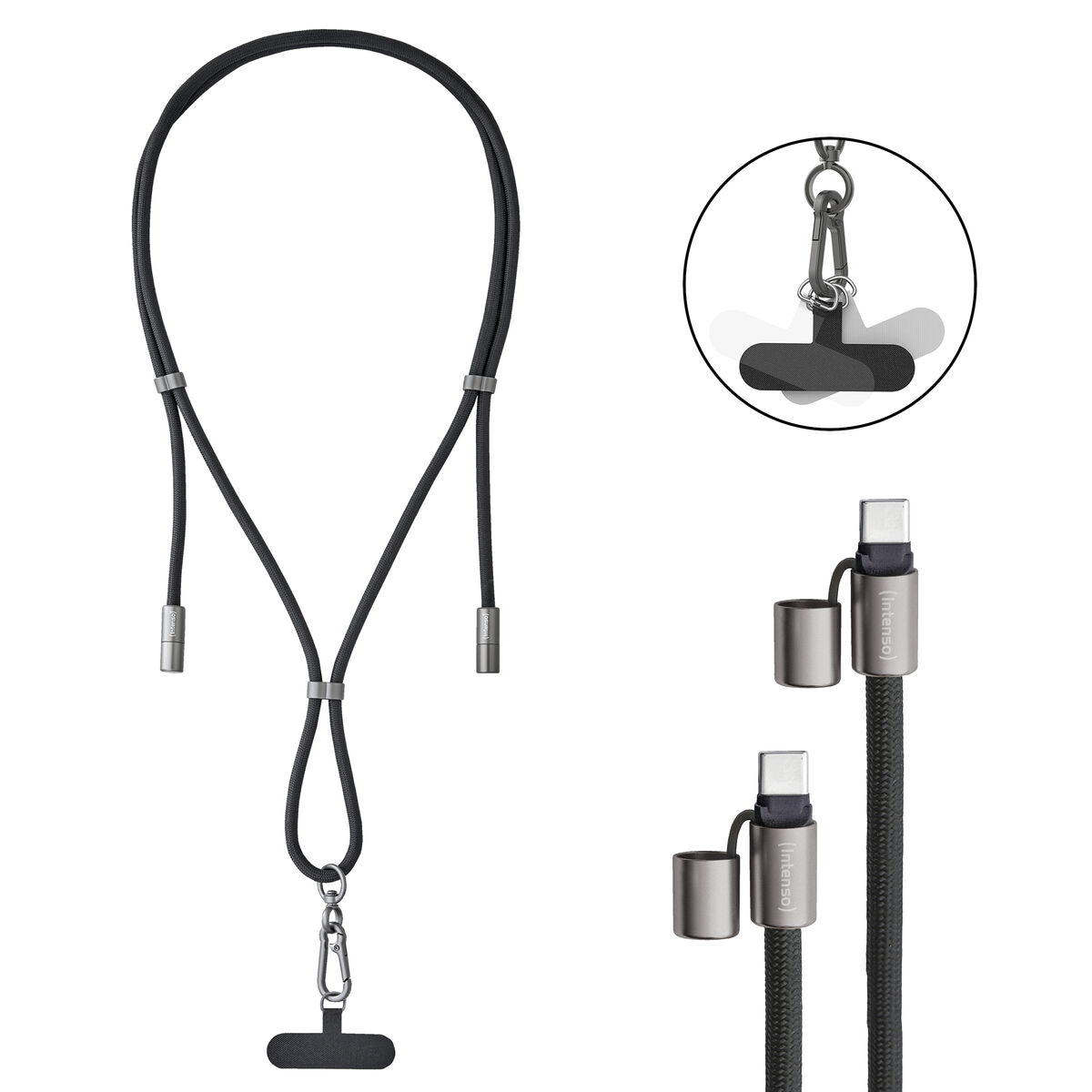 USB-C-kabel INTENSO 7991000 Svart