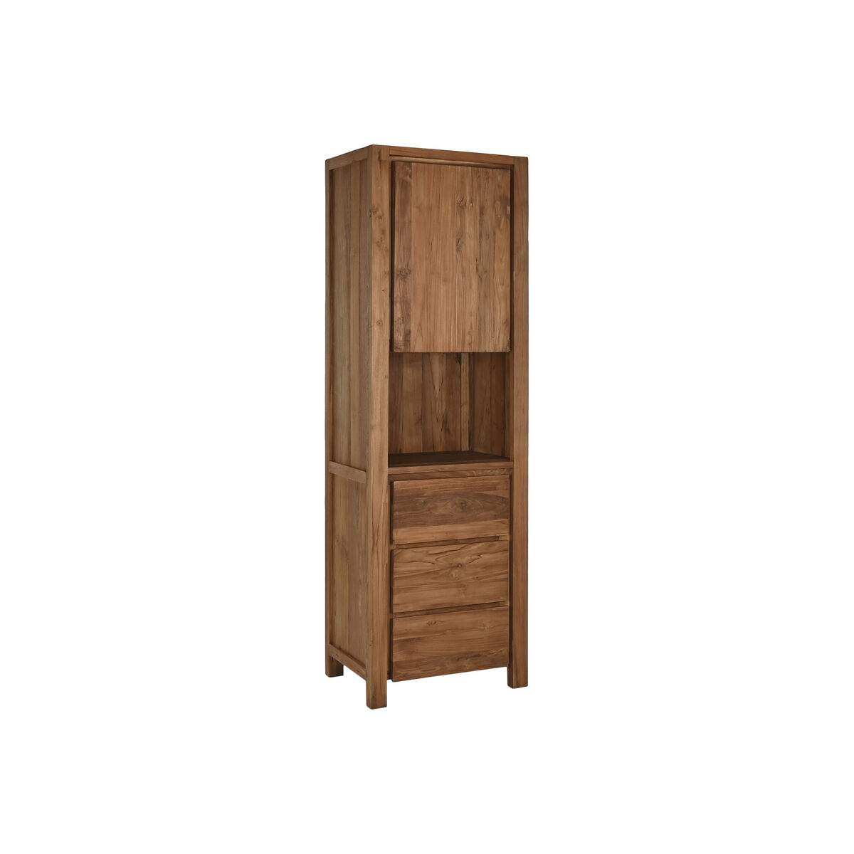 Avlastningsmöbler Home ESPRIT Naturell teakträ 60 x 40 x 190 cm