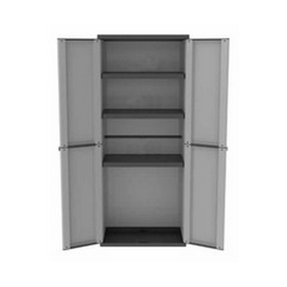 Garderob Terry jline268 Svart Svart/Grå Harts Plast 68 x 37,5 x 163,5 cm - 12