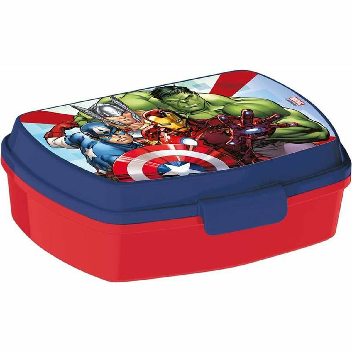 Smörgåslåda The Avengers Infinity Blå Plast Röd (17 x 5.6 x 13.3 cm) - 4