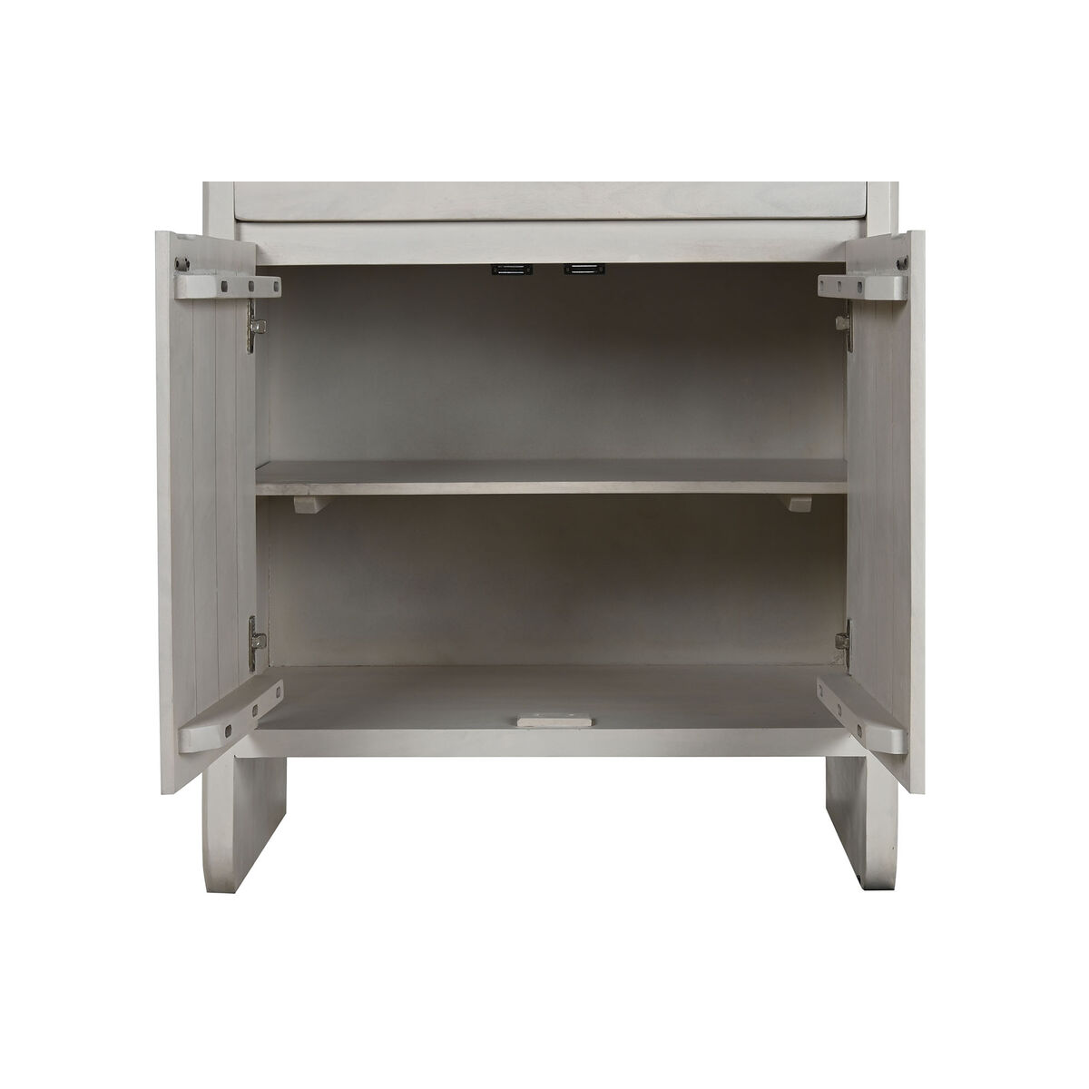 Skänk Home ESPRIT Vit Mangoträ 82 x 45 x 195 cm - 5