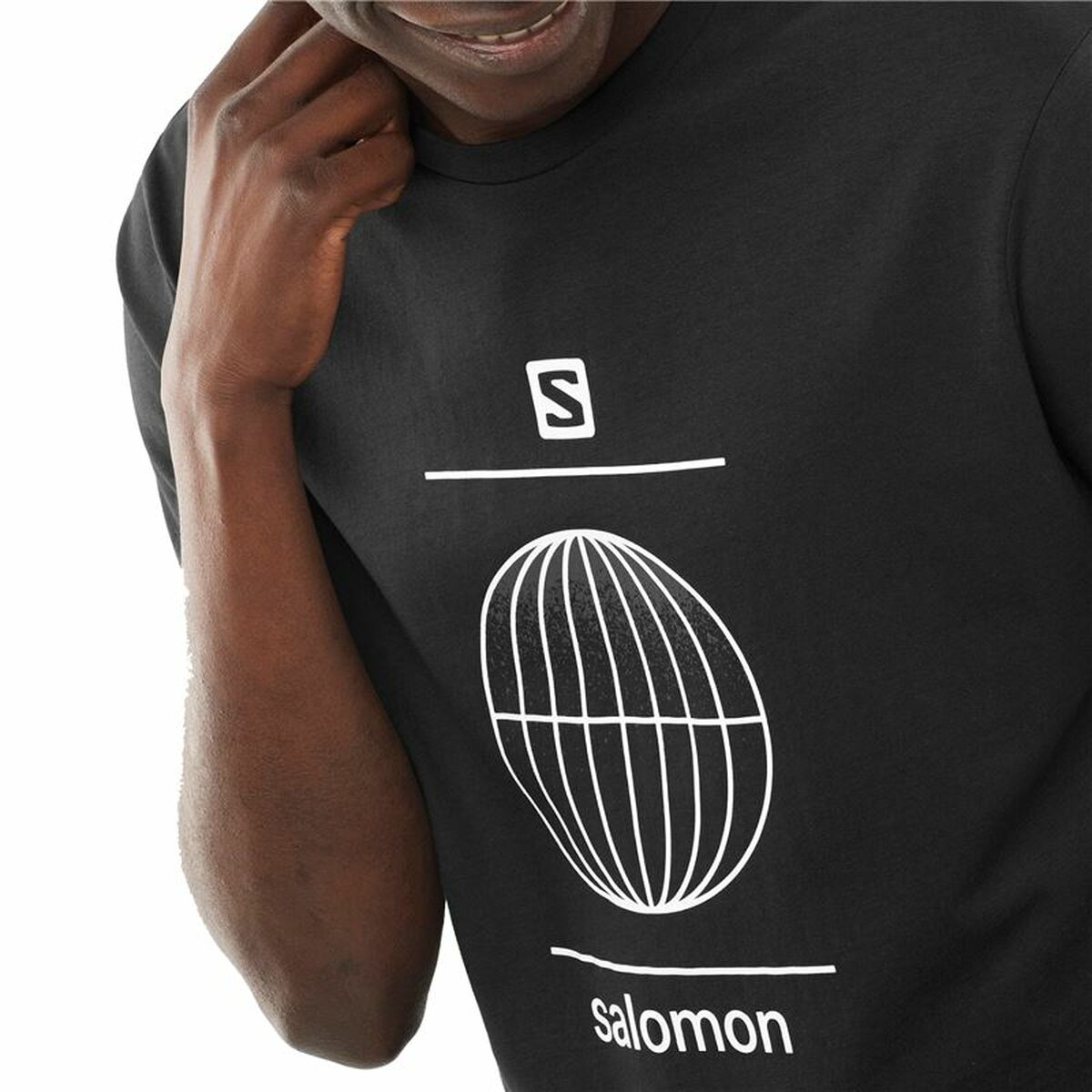T-shirt med kortärm Herr Salomon Outlife Svart - 4