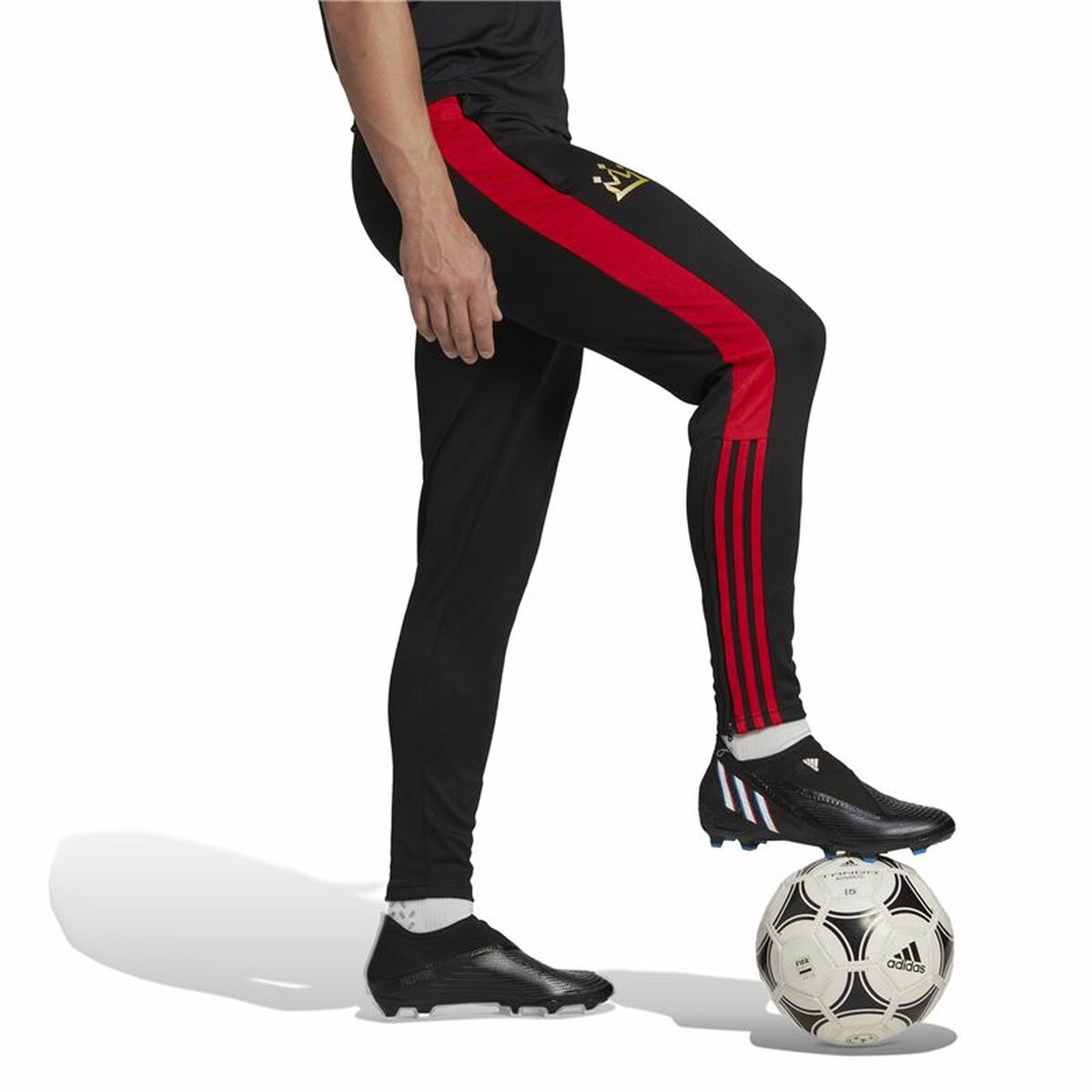 Fotbollsträningsbyxor, Vuxen Adidas Salah Svart Män - 12