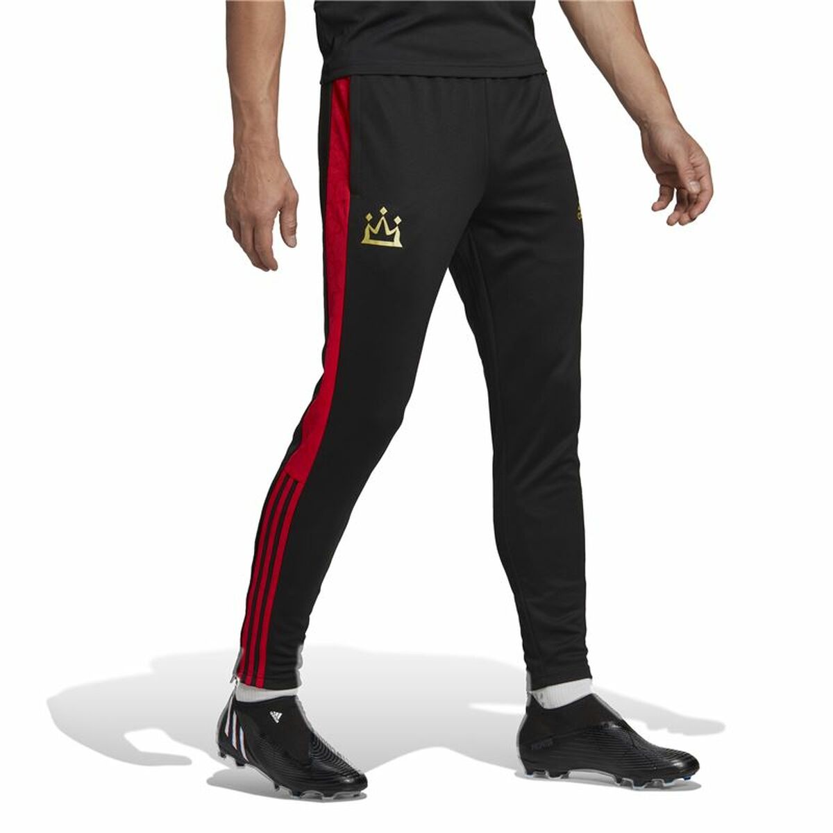 Fotbollsträningsbyxor, Vuxen Adidas Salah Svart Män - 15