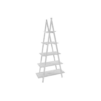 Bokhylla Home ESPRIT Vit Furu Trä MDF 80 x 34 x 157 cm