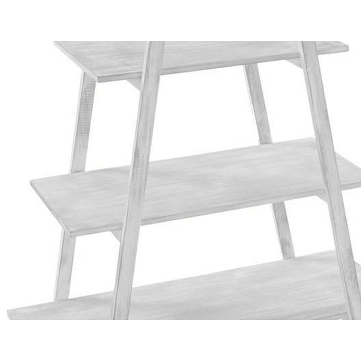 Bokhylla Home ESPRIT Vit Furu Trä MDF 80 x 34 x 157 cm - 2