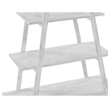 Bokhylla Home ESPRIT Vit Furu Trä MDF 80 x 34 x 157 cm