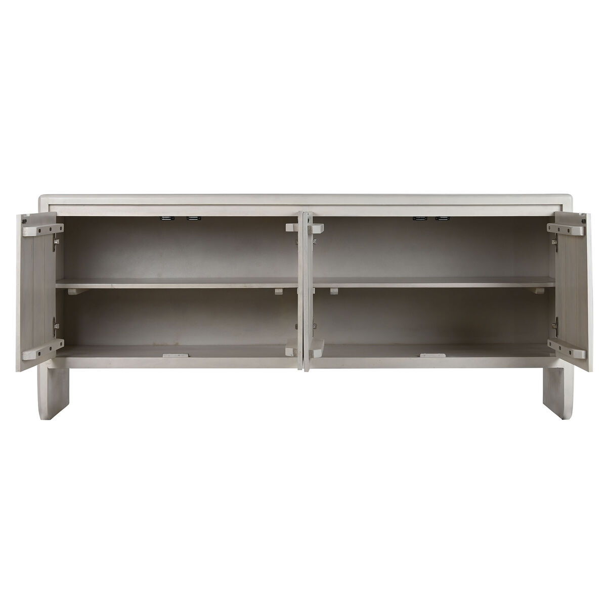 Skänk Home ESPRIT Vit Mangoträ 182 x 45 x 76 cm - 6
