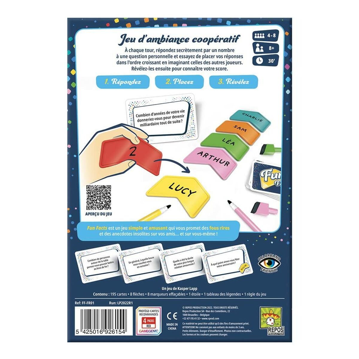 Frågesport Asmodee Fun Facts - 6