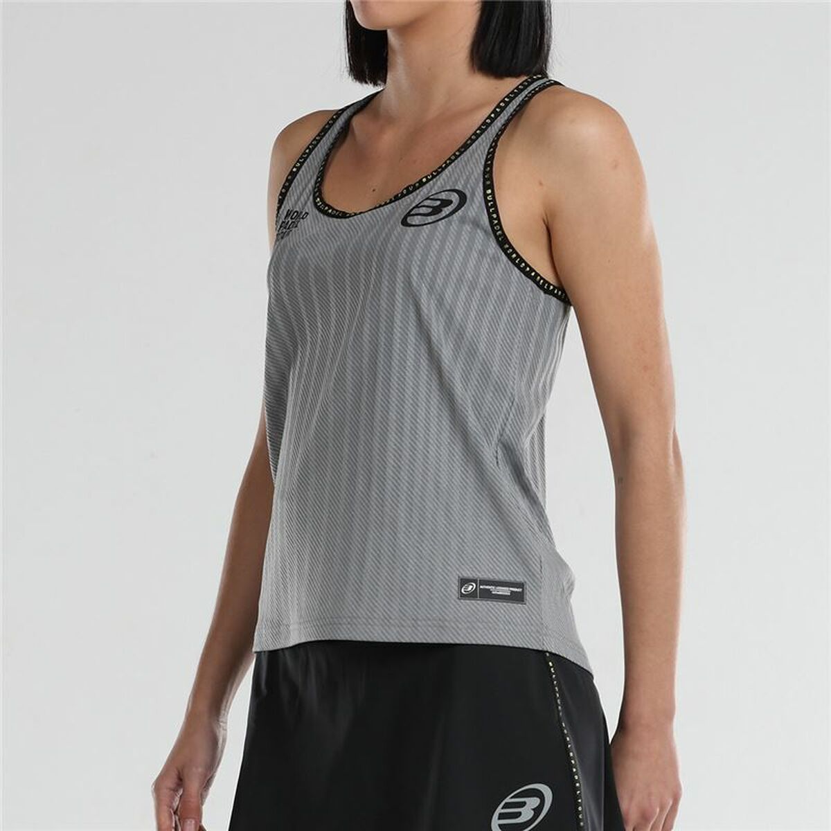 Tanktop, Dam Bullpadel Lugar Padel Grå - 7