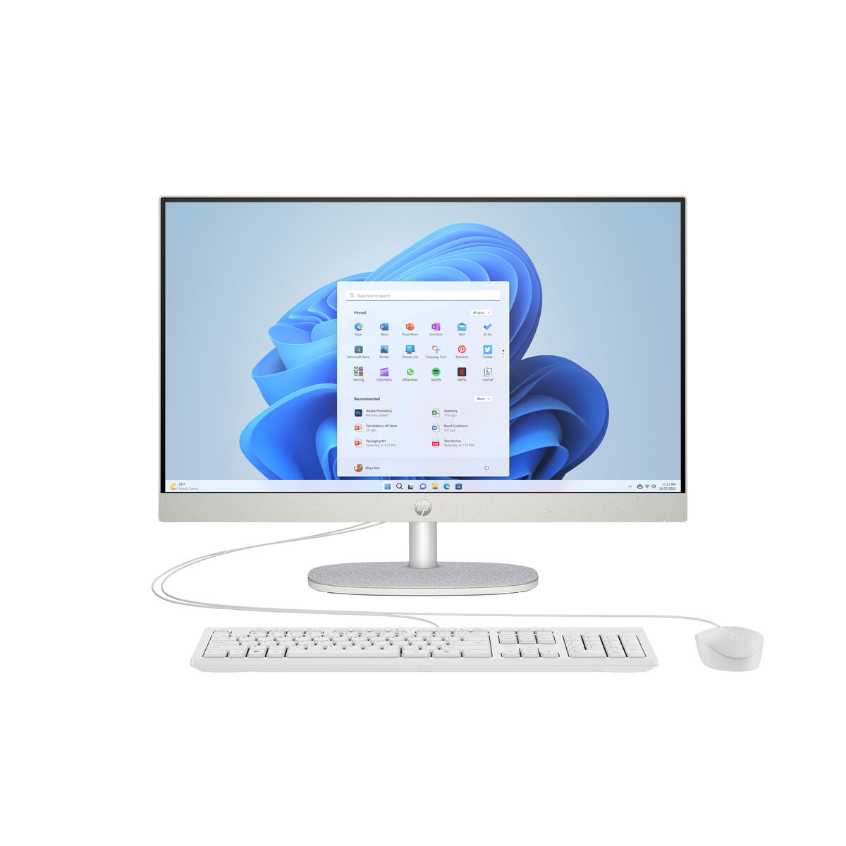 All in One HP CR00127ND 23,8" Intel Core i5-1335U 16 GB RAM 512 GB SSD Qwerty Spanska - 2