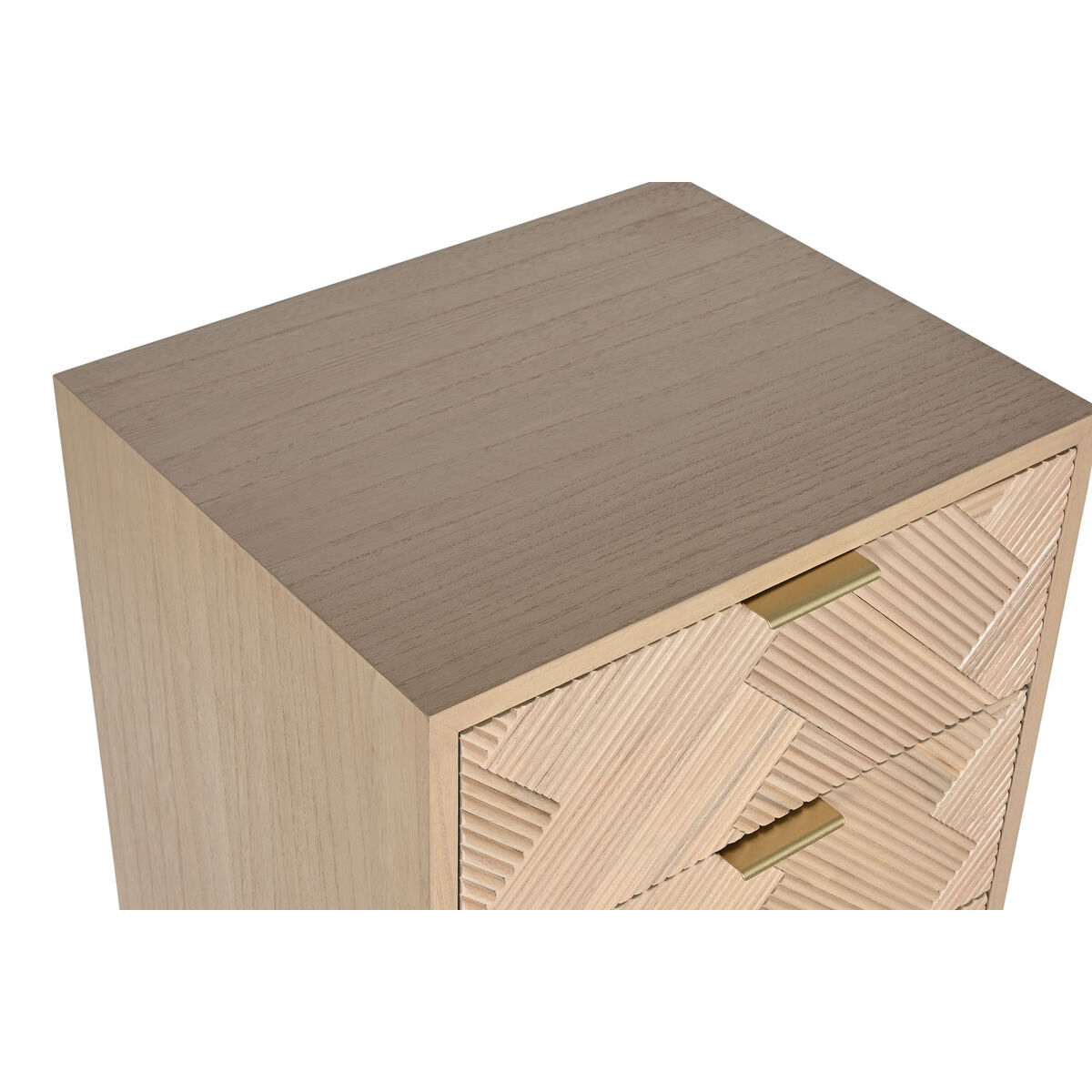Byrå Home ESPRIT Naturell Paulowniaträ Trä MDF 42 x 34 x 101 cm - 4