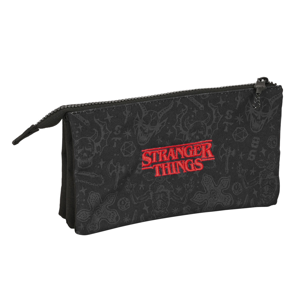 Dubbel bär-allt Stranger Things Svart 22 x 12 x 3 cm - 3