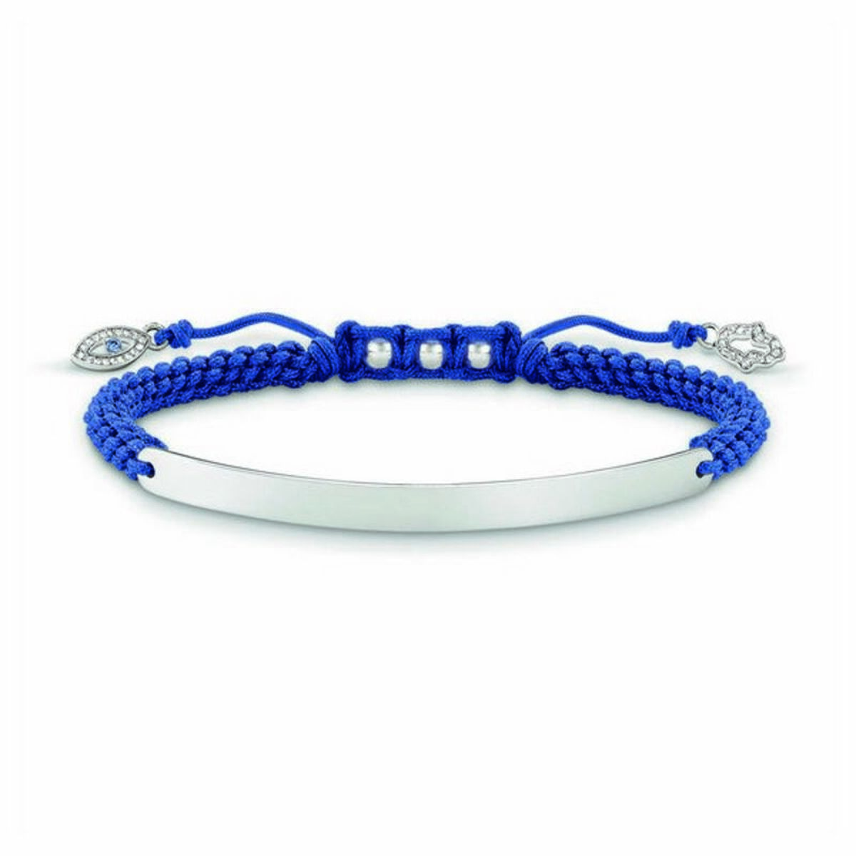 Damarmband Thomas Sabo LBA0066-897-1 16 - 19 cm Silvrig Blå 21 cm - 7
