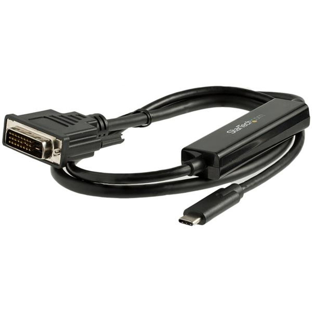 USB C till DVI-D Kabel Startech CDP2DVIMM1MB Svart 1 m