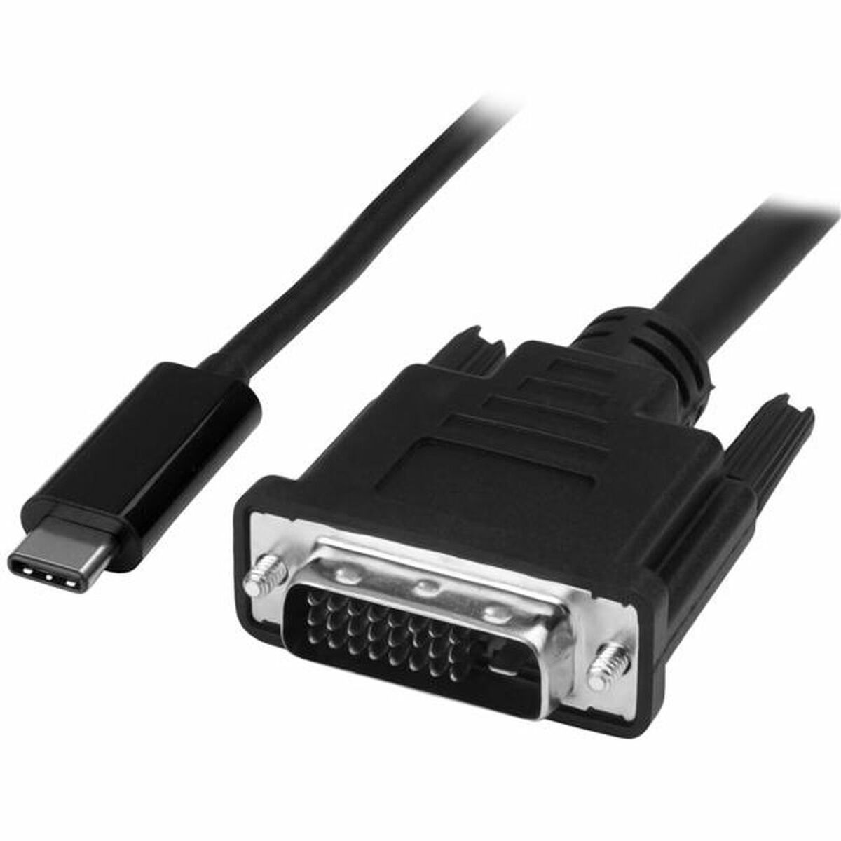 USB C till DVI-D Kabel Startech CDP2DVIMM1MB Svart 1 m - 6