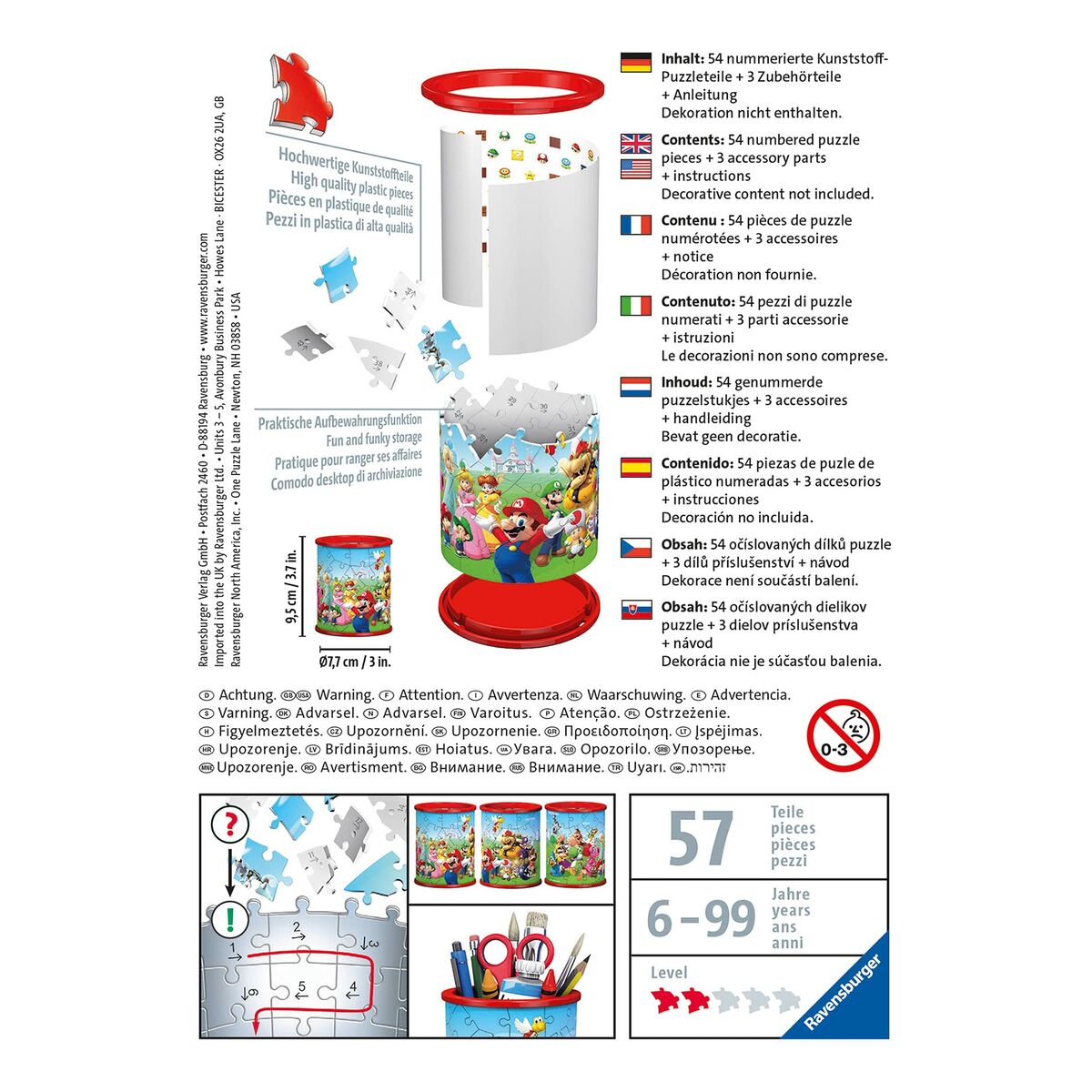Pussel Ravensburger Iceland: Kirkjuffellsfoss  3D (54 Delar) - 2