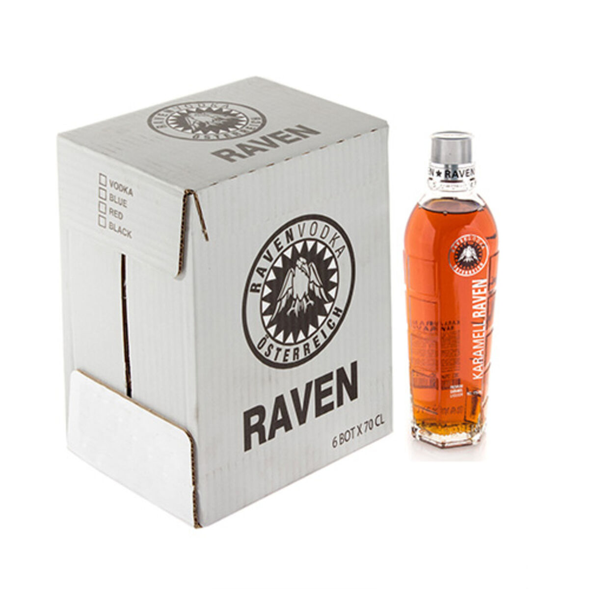 Vodka Raven Karamell 700 ml 17 % - 2