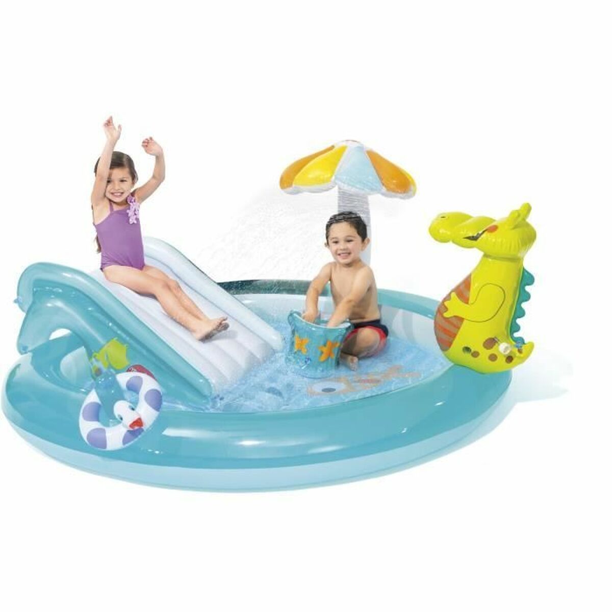 Uppblåsbar plaskpool för barn Intex - 2