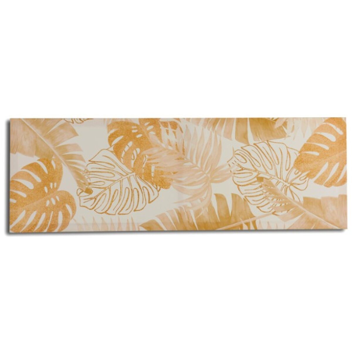 Kanvas Gift Decor Gyllene Löv av en växt 90 x 30 x 1,5 cm (12 antal) - 5